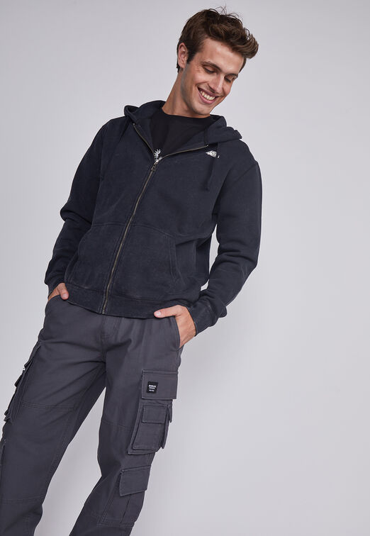Pantalon Hombre Multicargo Azul Sioux